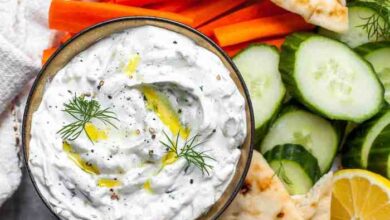 Mollys mouthwatering tzatziki cucumber sauce