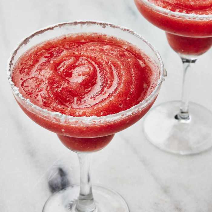 Ultimate frozen strawberry margarita