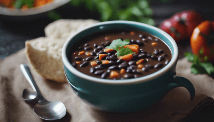 Vegan black bean soup