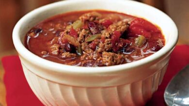 Slow cooker venison chili for the big game