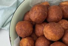 South african traditional vetkoek fried bread