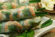 Vietnamese fresh spring rolls