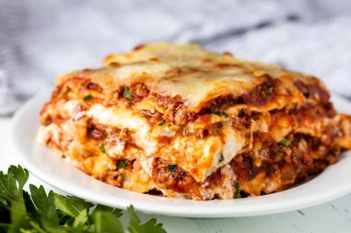 Healthier worlds best lasagna