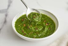 Chef johns chimichurri sauce