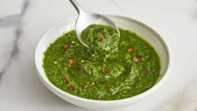 Chef johns chimichurri sauce