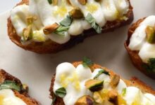 Fig and ricotta crostini