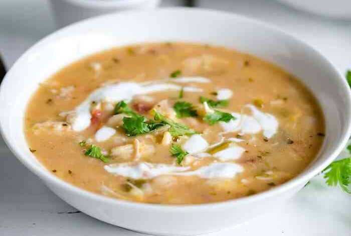 Award winning white chicken chili