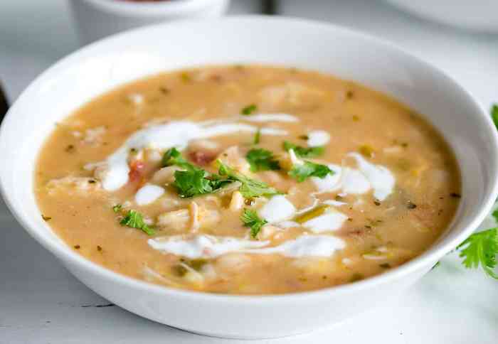 Award winning white chicken chili