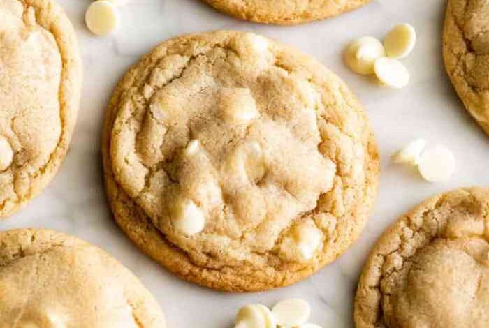 White chip chocolate cookies