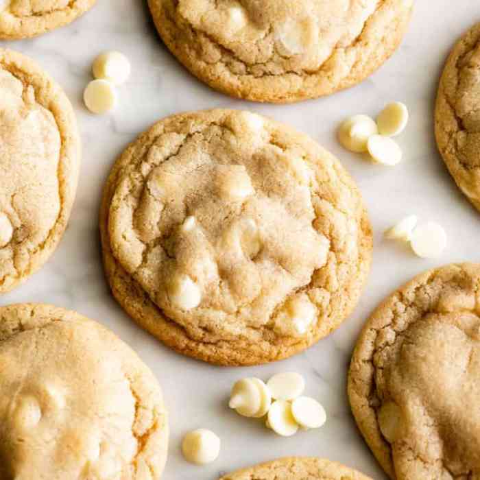 White chip chocolate cookies