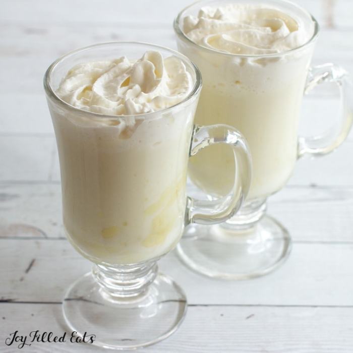 Homemade white hot chocolate mix