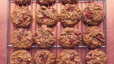 Whole grain breakfast cookies