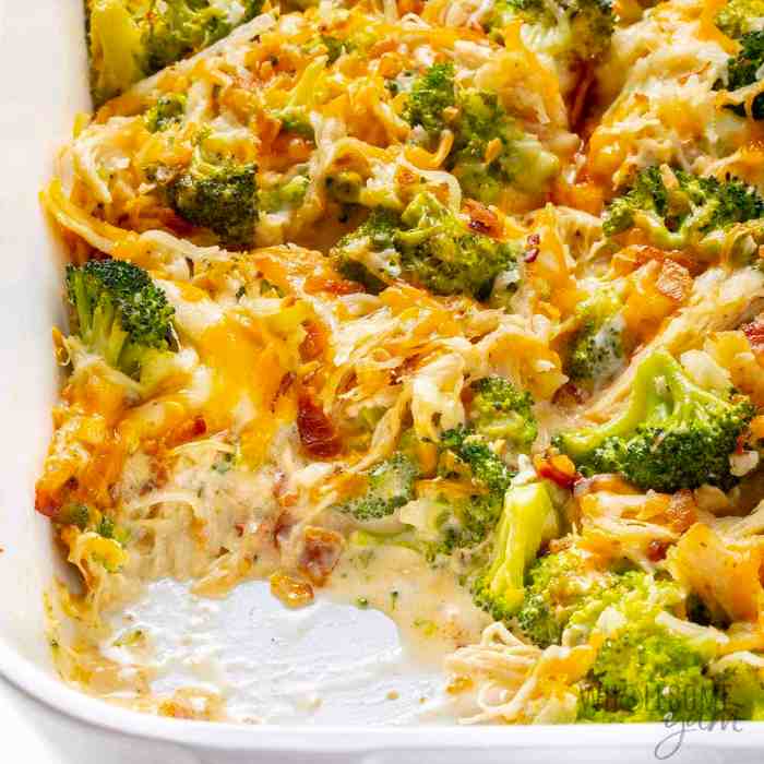 Ranch chicken casserole with bacon