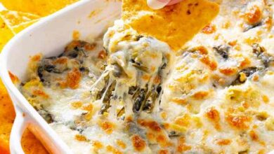 Facemeltingly good spinach dip