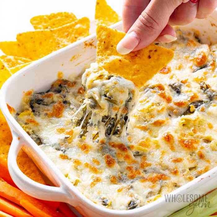 Facemeltingly good spinach dip