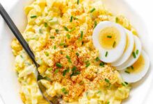 Egg salad with celery