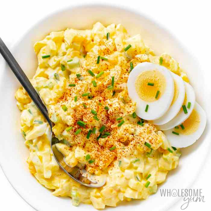 Egg salad with celery