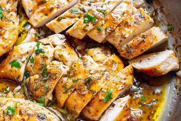 Amazing garlic chicken livers