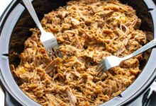 Sweet and savory slow cooker pulled pork