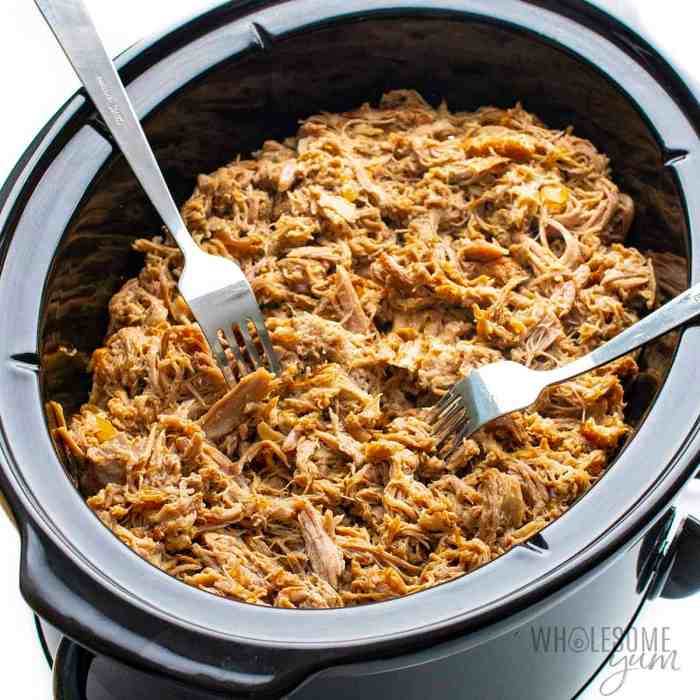 Sweet and savory slow cooker pulled pork