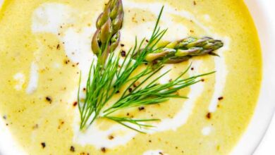 Cream of fresh asparagus soup ii