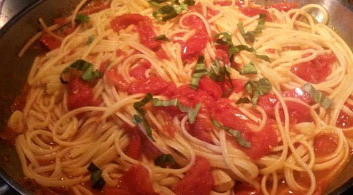 Easy pasta sauce for one