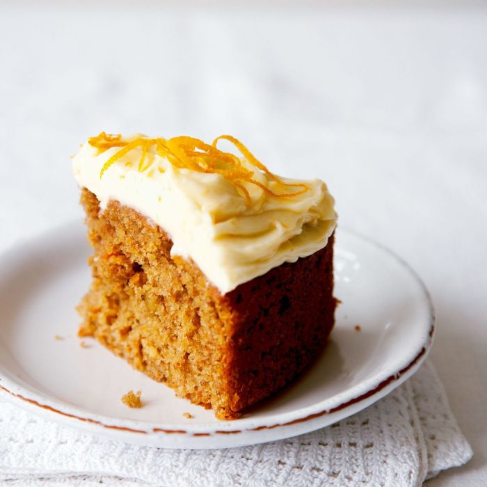 Carrot cake cupcakes with lemon cream cheese frosting