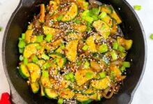 Easy zucchini stir fry