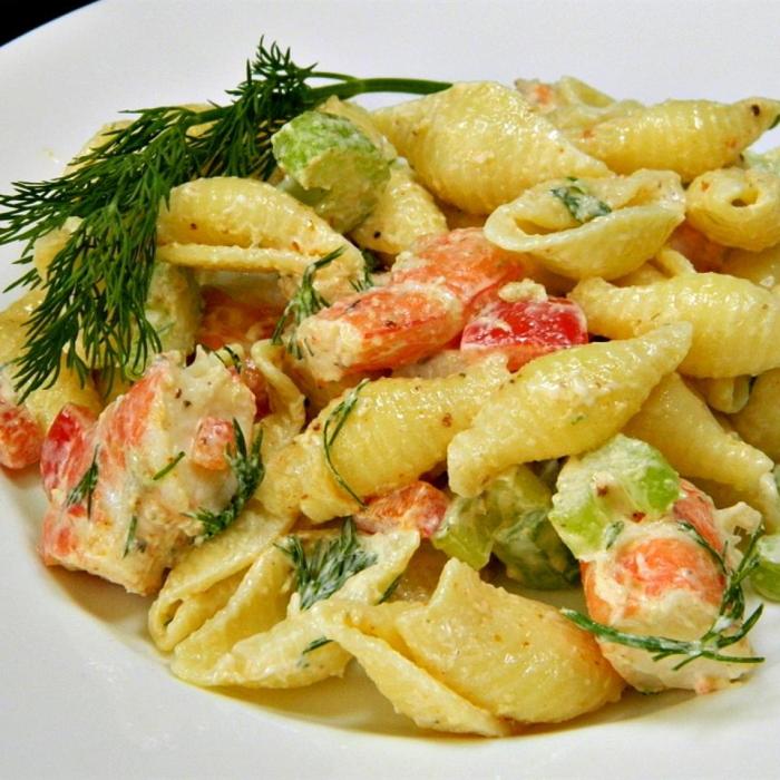 Salad shrimp pasta recipe easy recipes cold canned seafood make dishes so beyond delicious creamy