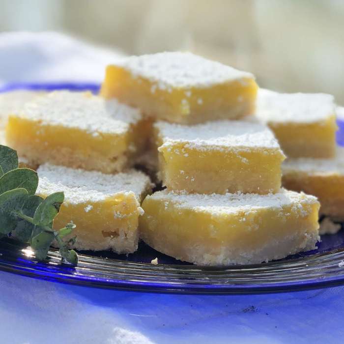 Chef johns lemon bars