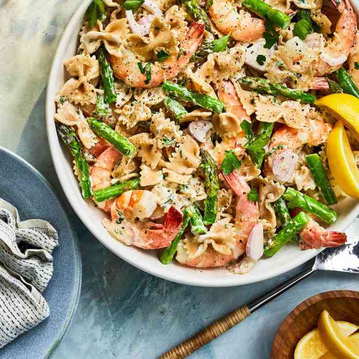 German shrimp pasta salad