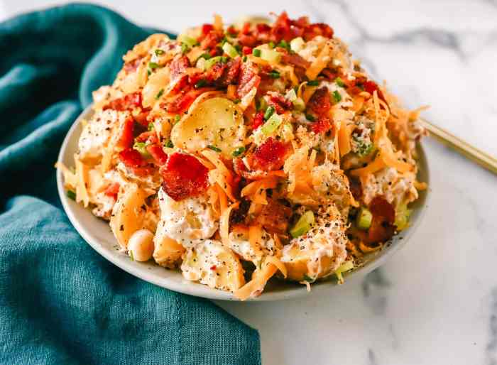 All american loaded baked potato salad