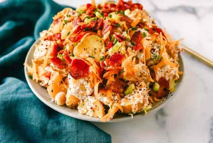 All american loaded baked potato salad