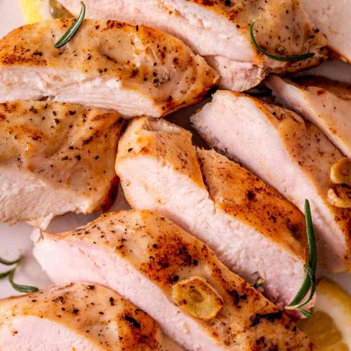 Sous vide cajun boneless chicken breast with creamy pan sauce