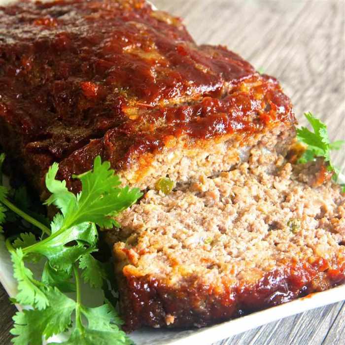 Healthier brown sugar meatloaf