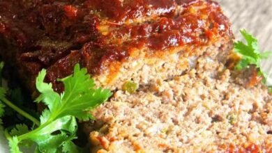 Healthier brown sugar meatloaf