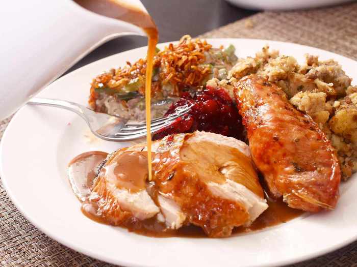 Chef johns roast turkey and gravy
