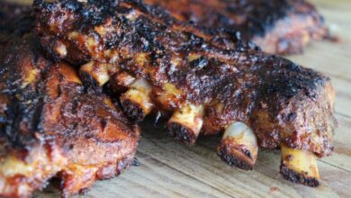 Baked bbq baby back ribs