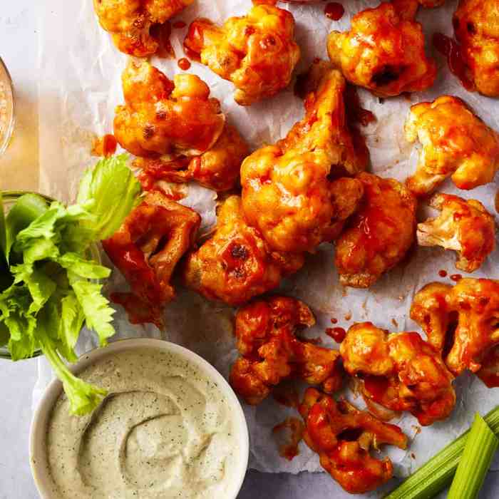 Cauliflower wings buffalo vegan recipe twospoons