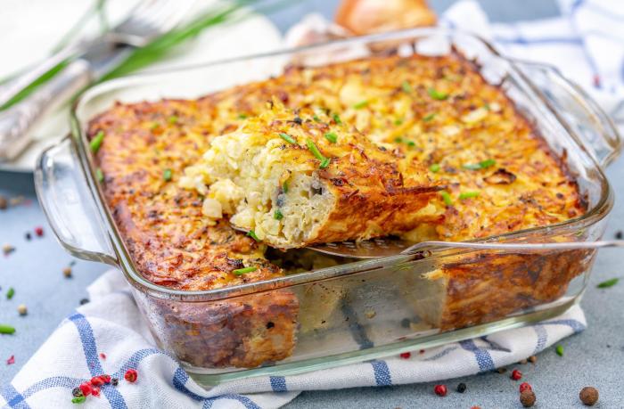 Old fashioned potato kugel