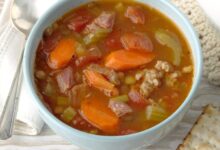 Ham soup bean cooker slow white recipe fivehearthome beans crock pot hock crockpot recipes saved