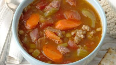 Ham soup bean cooker slow white recipe fivehearthome beans crock pot hock crockpot recipes saved