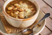 White bean and lamb soup