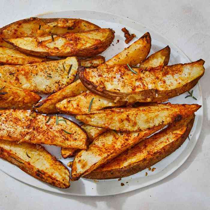 Rosemary potato wedges for the air fryer