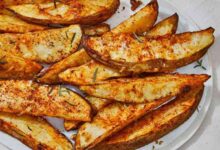 Rosemary potato wedges for the air fryer