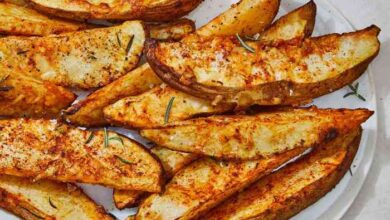 Rosemary potato wedges for the air fryer