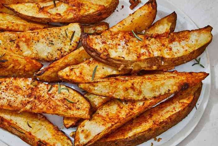 Rosemary potato wedges for the air fryer