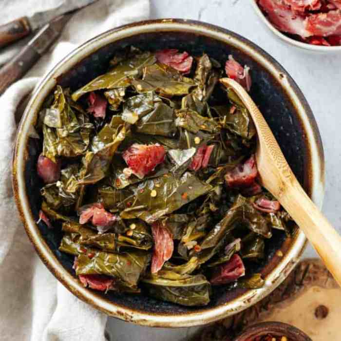 Slow cooker collard greens