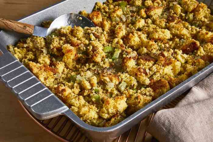 Grandmas corn bread dressing