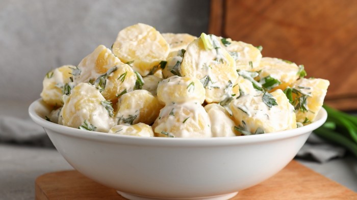 Potato salad deviled eggs